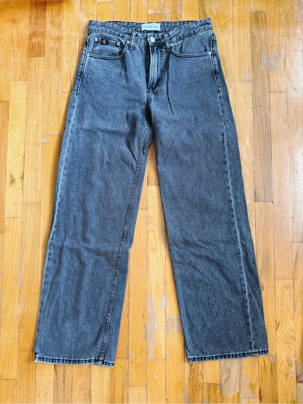 Calvin Klein Jeans Men’s Charcoal Straight Leg Jeans Size 29